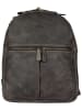SPARWELL Leder-Rucksack "Trendy Tory" in Braun - (B)27 x (H)33 x (T)9 cm