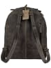 SPARWELL Leder-Rucksack "Trendy Tory" in Braun - (B)27 x (H)33 x (T)9 cm