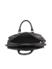 Bellicci Leren laptoptas "Keaton" zwart - (B)38 x (H)27 x (D)6 cm