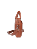 Bellicci Leren laptoptas "Koen" lichtbruin - (B)42 x (H)30 x (D)11 cm
