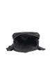 Bellicci Leder-Umhängetasche "Kiefer" in Schwarz - (B)19 x (H)21 x (T)5 cm