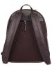 SPARWELL Leder-Rucksack "Stable Sawyer" in Khaki/ Braun - (B)31 x (H)41 x (T)15 cm