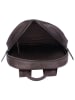 SPARWELL Leder-Rucksack "Stable Sawyer" in Khaki/ Braun - (B)31 x (H)41 x (T)15 cm