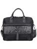 SPARWELL Leder-Businesstasche "Sure Smith" in Schwarz - (B)39 x (H)31 x (T)12 cm