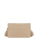 Bellicci Leder-Umhängetasche "Caprisha" in Beige - (B)24 x (H)15 x (T)7 cm