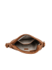 Bellicci Leder-Schultertasche "Caira" in Hellbraun - (B)35 x (H)21 x (T)8 cm