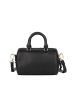 Bellicci Leder-Henkeltasche "Cara" in Schwarz - (B)18 x (H)14 x (T)7 cm