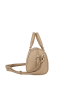 Bellicci Leder-Henkeltasche "Cara" in Beige - (B)18 x (H)14 x (T)7 cm