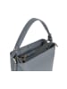 Bellicci Leder-Schultertasche "Calico" in Hellblau - (B)26 x (H)33 x (T)14 cm