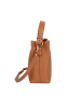 Bellicci Leder-Schultertasche "Calico" in Hellbraun - (B)26 x (H)33 x (T)14 cm