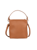 Bellicci Leder-Schultertasche "Calico" in Hellbraun - (B)26 x (H)33 x (T)14 cm