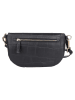 Bellicci Leder-Brustbeutel "Valencia" in Schwarz - (B)25 x (H)16 x (T)7 cm