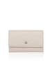 Bellicci Leder-Geldbörse "Velora" in Creme - (B)17 x (H)10 x (T)3 cm