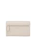 Bellicci Leder-Geldbörse "Velora" in Creme - (B)17 x (H)10 x (T)3 cm