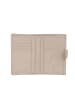 Bellicci Leder-Geldbörse "Venesa" in Creme - (B)19 x (H)13 x (T)3 cm