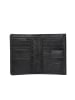 Bellicci Leder-Geldbörse "Venesa" in Schwarz - (B)9 x (T)3 cm