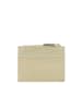 Bellicci Leder-Geldbörse "Viveca" in Beige - (B)11 x (H)8 x (T)1 cm