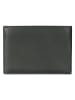 SPARWELL Skórzany portfel "Norman" w kolorze czarnym - 15 x 10,5 x 2 cm