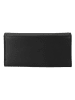 Bellicci Leder-Geldbörse "Nova" in Schwarz - (B)19 x (H)9,5 x (T)2,5 cm