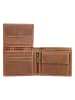 SPARWELL Skórzany portfel "Tanner" w kolorze jasnobrązowym - 11 x 9,5 x 2,5 cm