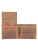 SPARWELL Leren portemonnee "Tanner" lichtbruin - (B)11 x (H)9,5 x (D)2,5 cm