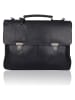 SPARWELL Leren businesstas "Winsome Wilhelm" zwart - (B)40,5 x (H)30 x (D)5 cm