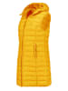 ANAPURNA Doorgestikte bodywarmer ''Vakitalana Long'' geel