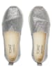 TOMS Slipper in Silber