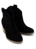 TOMS Leder-Stiefeletten in Schwarz