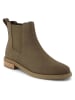 TOMS Leder-Chelsea-Boots in Khaki