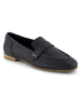 TOMS Leder-Slipper in Schwarz
