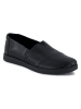 TOMS Leder-Slipper in Schwarz