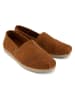 TOMS Leder-Slipper in Hellbraun