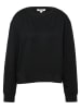s.Oliver Sweatshirt in Schwarz