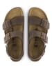 Birkenstock Leren sandalen "Milano" bruin