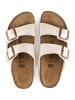 Birkenstock Slippers "Arizona - Graceful Pearl" wit - wijdte N
