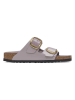 Birkenstock Leren slippers "Arizona" paars
