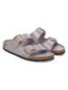 Birkenstock Leren slippers "Arizona" paars