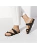 Birkenstock Leder-Zehentrenner "Mayari" in Dunkelbraun - Weite S