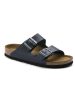 Birkenstock Leren slippers "Arizona" donkerblauw