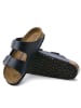 Birkenstock Leren slippers "Arizona" donkerblauw