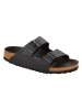 Birkenstock Pantoletten "Arizona" in Schwarz - Weite S