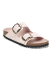 Birkenstock Leren slippers "Arizona" lichtroze - wijdte S