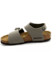 Birkenstock Sandalen "New York" in Grau - Weite S
