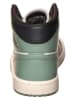 Jordan Leder-Sneakers "Air Jordan 1 Mid" in Weiß/ Grün