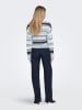 ONLY Sweter w kolorze niebiesko-kremowym
