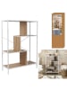 THE HOME DECO FACTORY Standregal in Hellbraun/ Weiß - (B)80 x (H)113 x (T)30 cm
