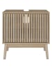 THE HOME DECO FACTORY Waschbeckenunterschrank in Natur - (B)60 x (H)70 x (T)30 cm