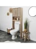 THE HOME DECO FACTORY Badezimmerschrank in Natur - (B)60 x (H)166 x (T)20 cm