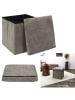THE HOME DECO FACTORY Opbergkruk taupe - (B)38 x (H)38 x (D)38 cm